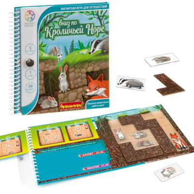 Настольная игра Вниз по кроличьей норе Bondibon ВВ3803 01